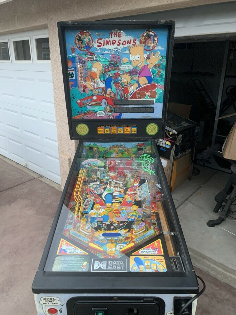 buy used cheap The Simpsons pinball machine
