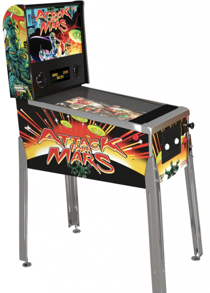buy attack from mars virtual pinball machine arcade1up.com