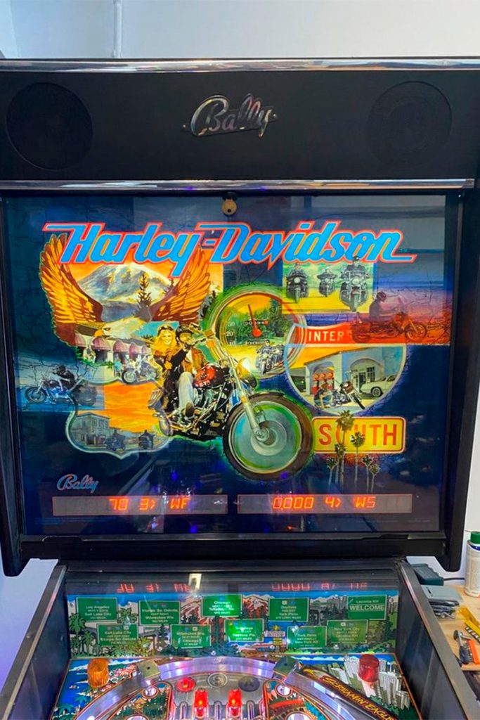 buy harley davidson pinball machine by bally ebay
