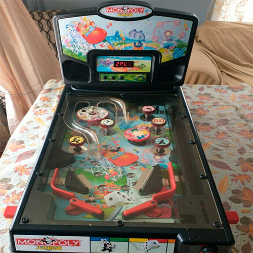monopoly mini pinball machine