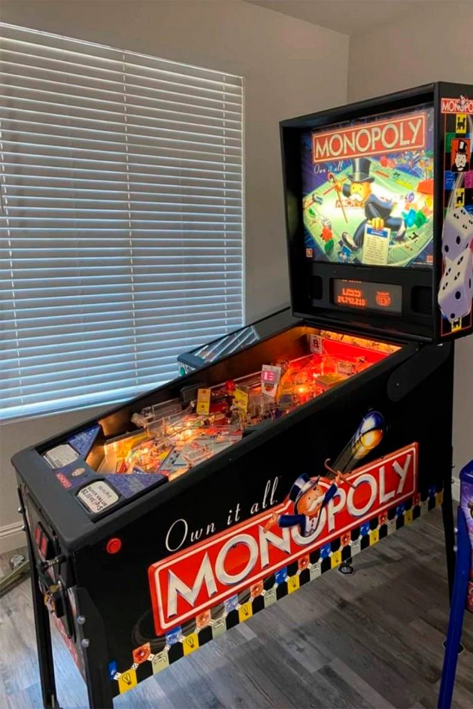 monopoly pinball machine stern pinball