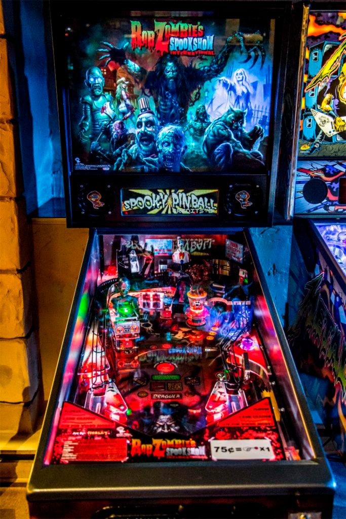rob zombie pinball machine spooky pinball