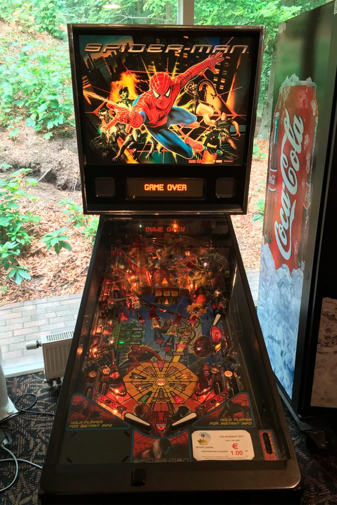 spiderman pinball machine stern pinball