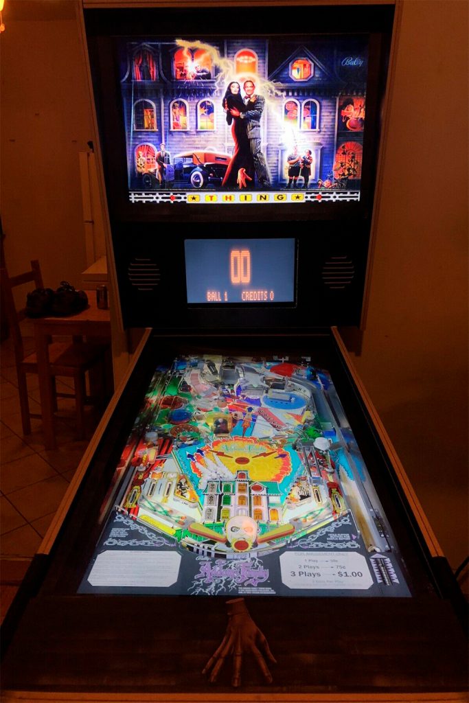 addams family virtual - digital pinball machine