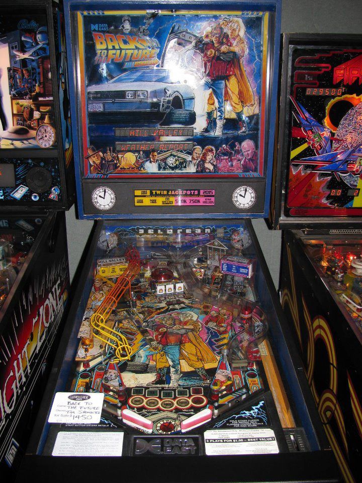 buy back to the future pinball machine ebay