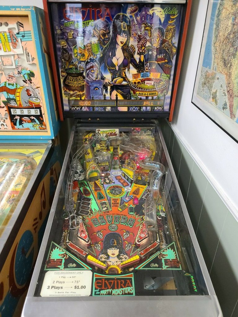 buy elvira pinball machine by bally ebay