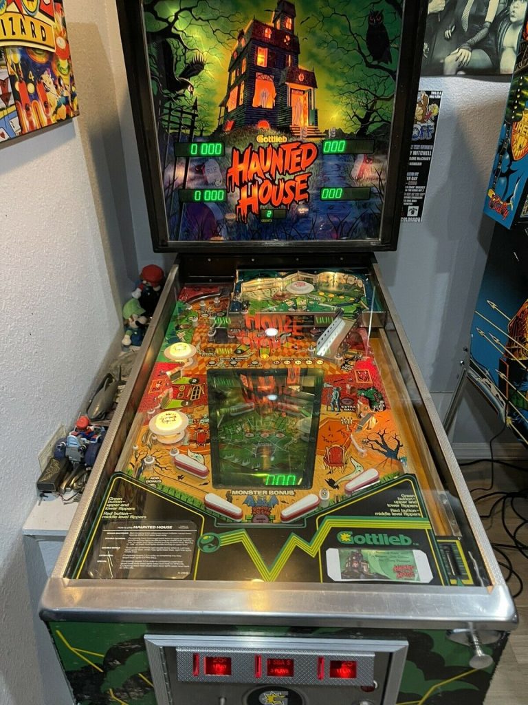 buy haunted house pinball machine ebay