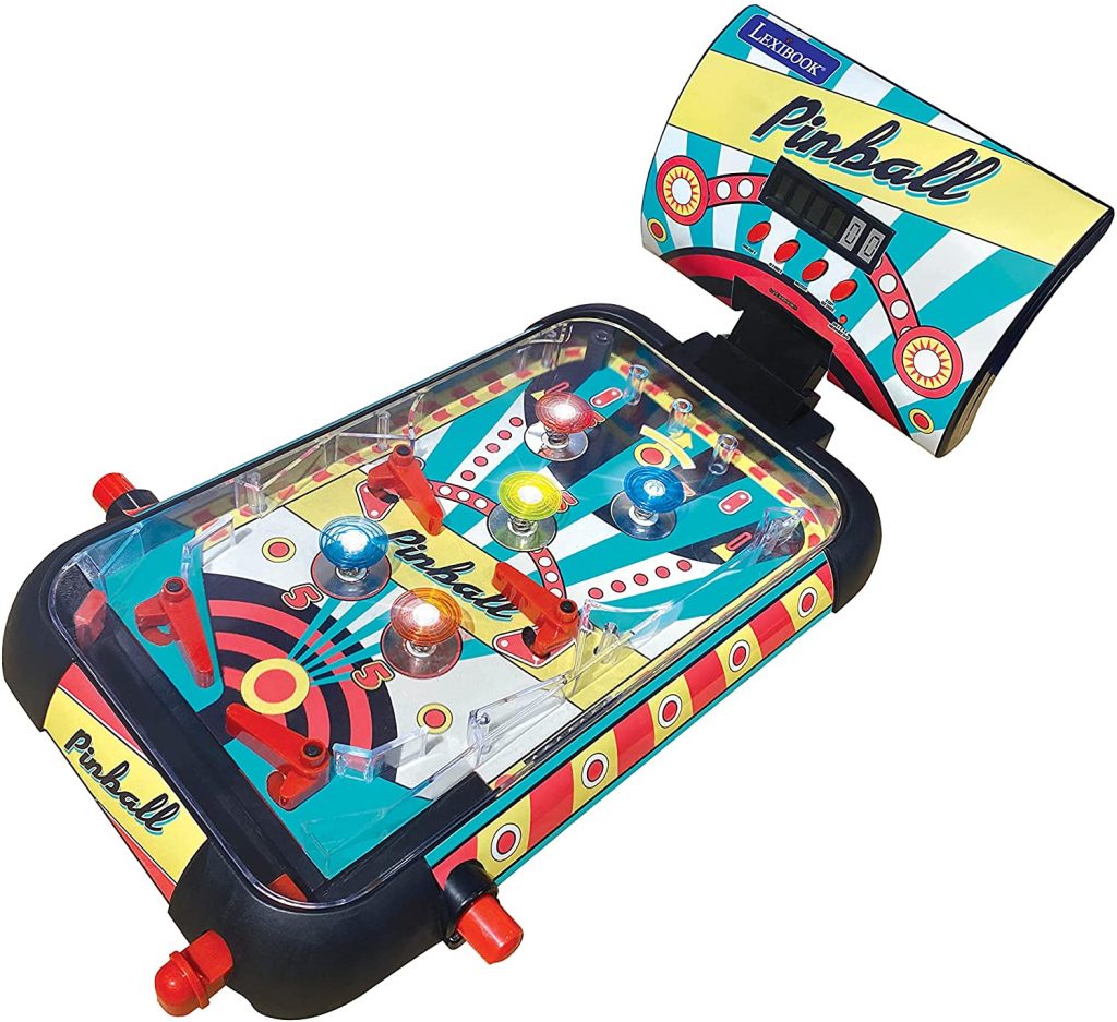 buy lexibook brand mini electronic portable pinball machine JG610