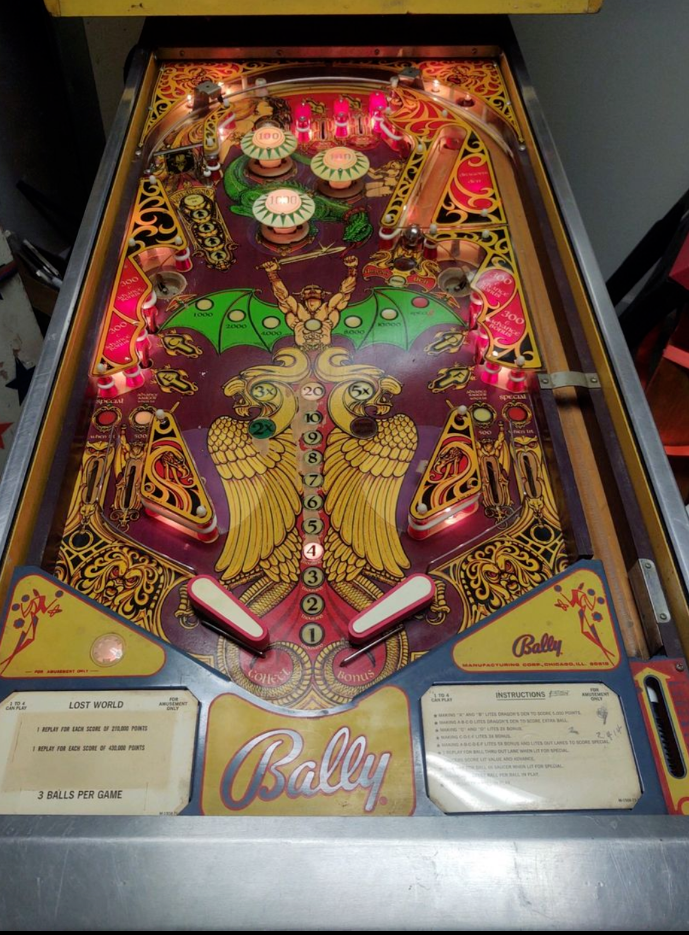 buy lost world pinball machine ebay