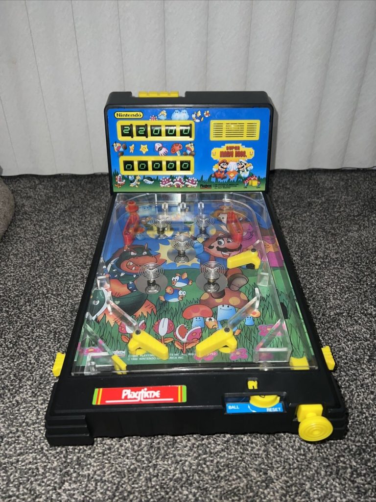 buy mario bros tabletop pinball machine ebay