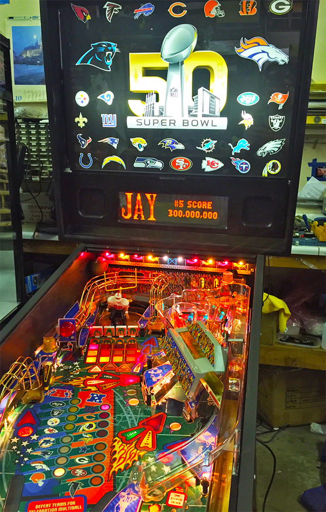 buy nfl pinball machine ebay