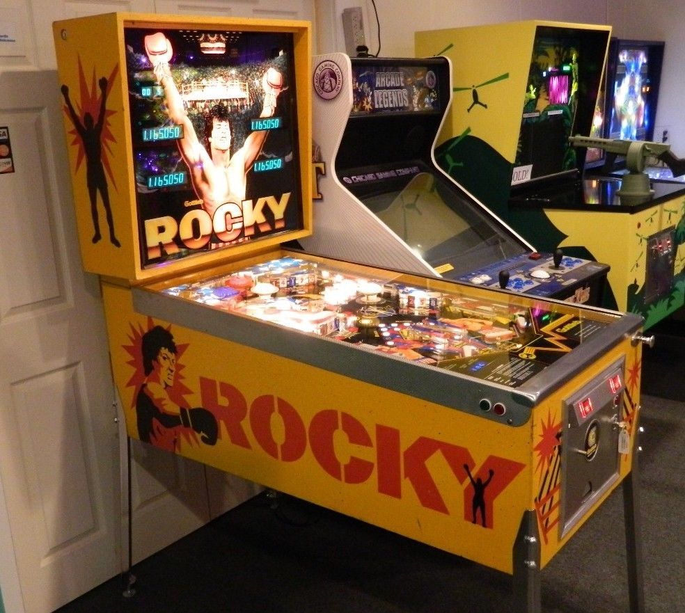 buy rocky pinball machine ebay