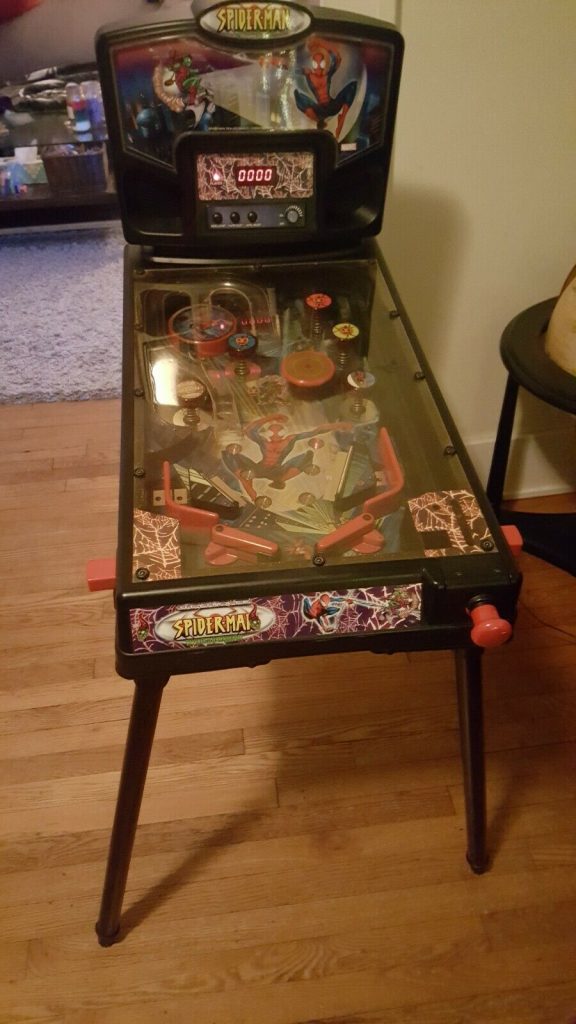 buy spiderman pinball machine tabletop ebay