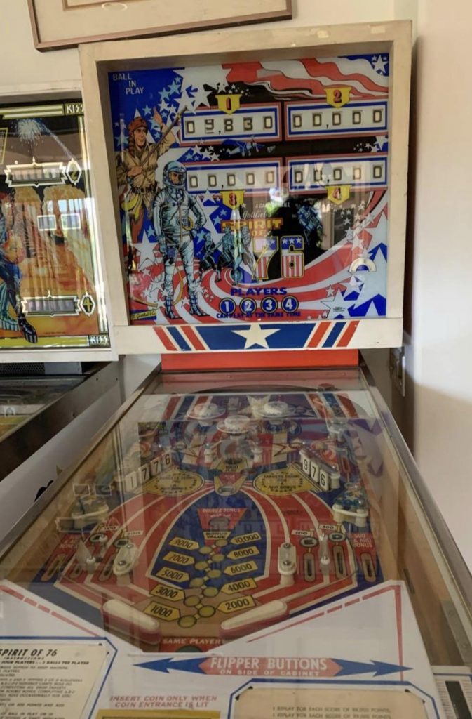 buy spirit of 76 pinball machine ebay
