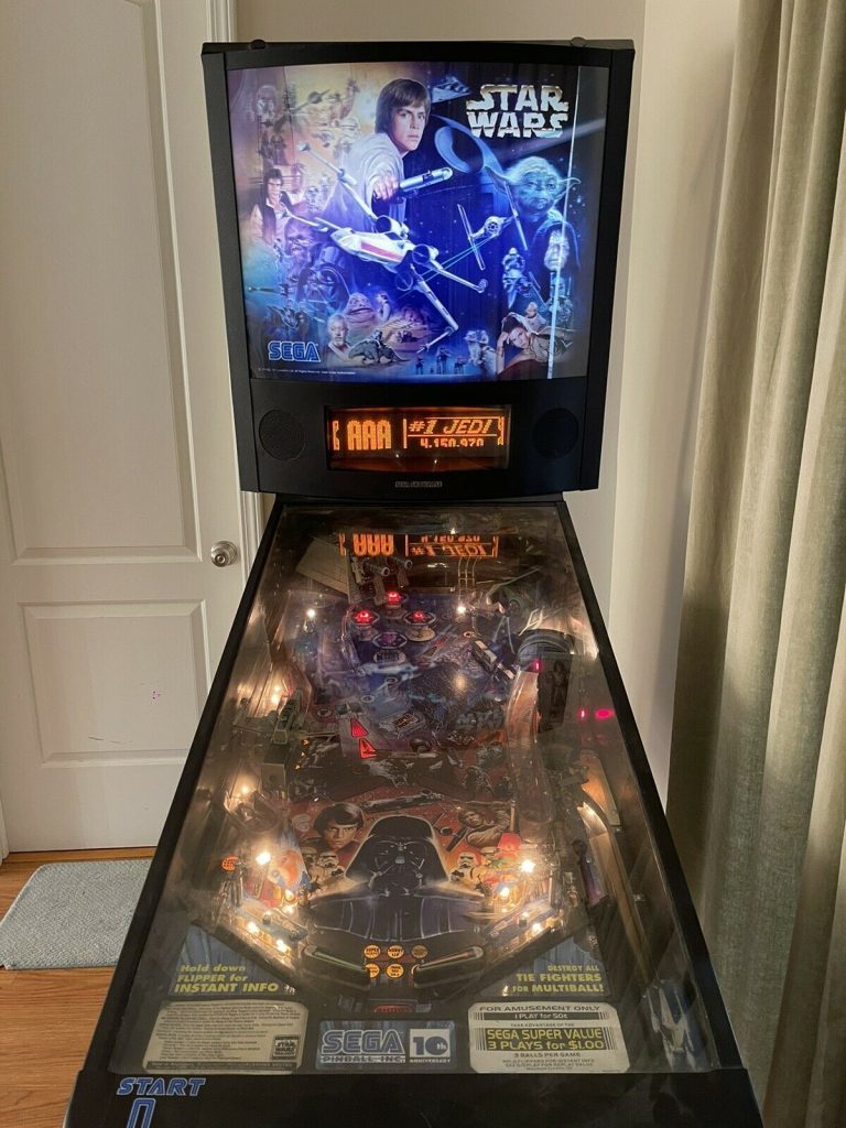 buy star wars pinball machine by sega ebay