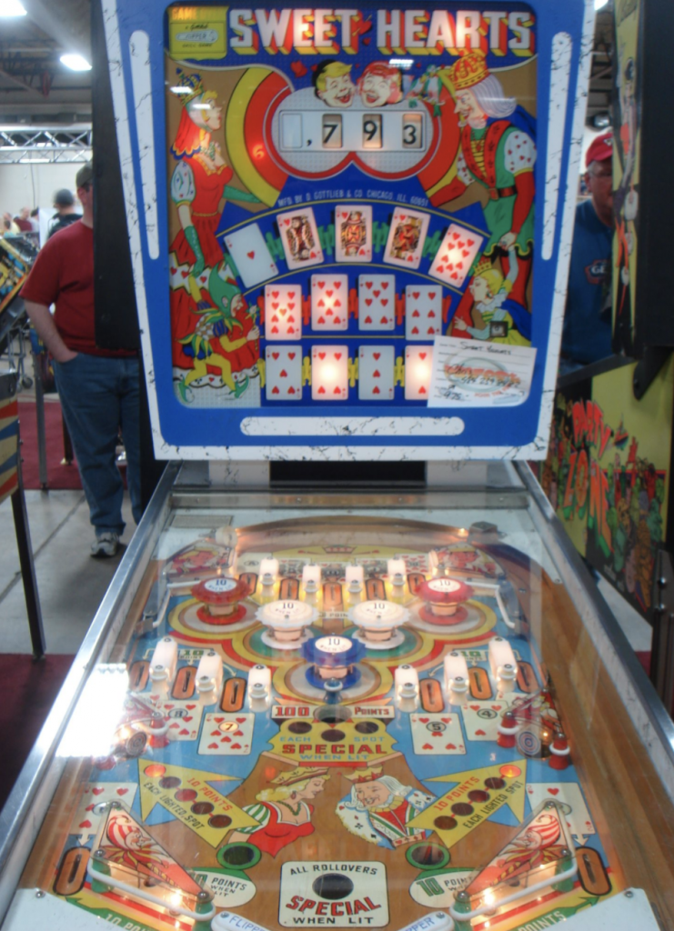 buy sweet hearts pinball machine ebay