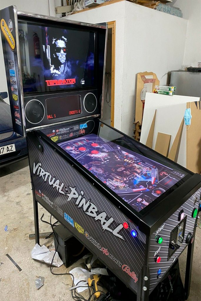 buy terminator 2 virtual - digital pinball machine ebay