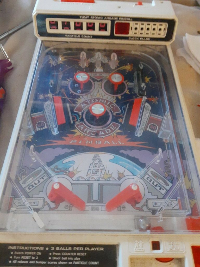 buy tomy tabletop pinball machine ebay