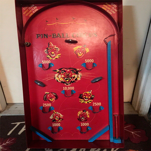 carnival mini pinball machine