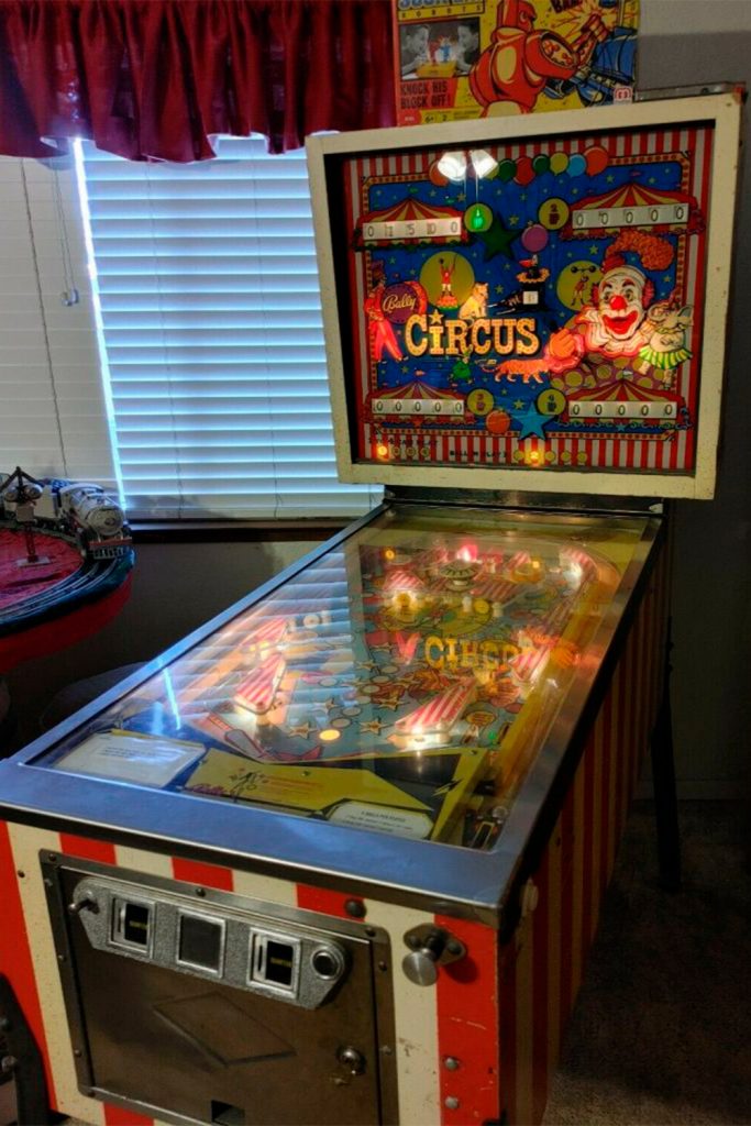 circus pinball machine bally