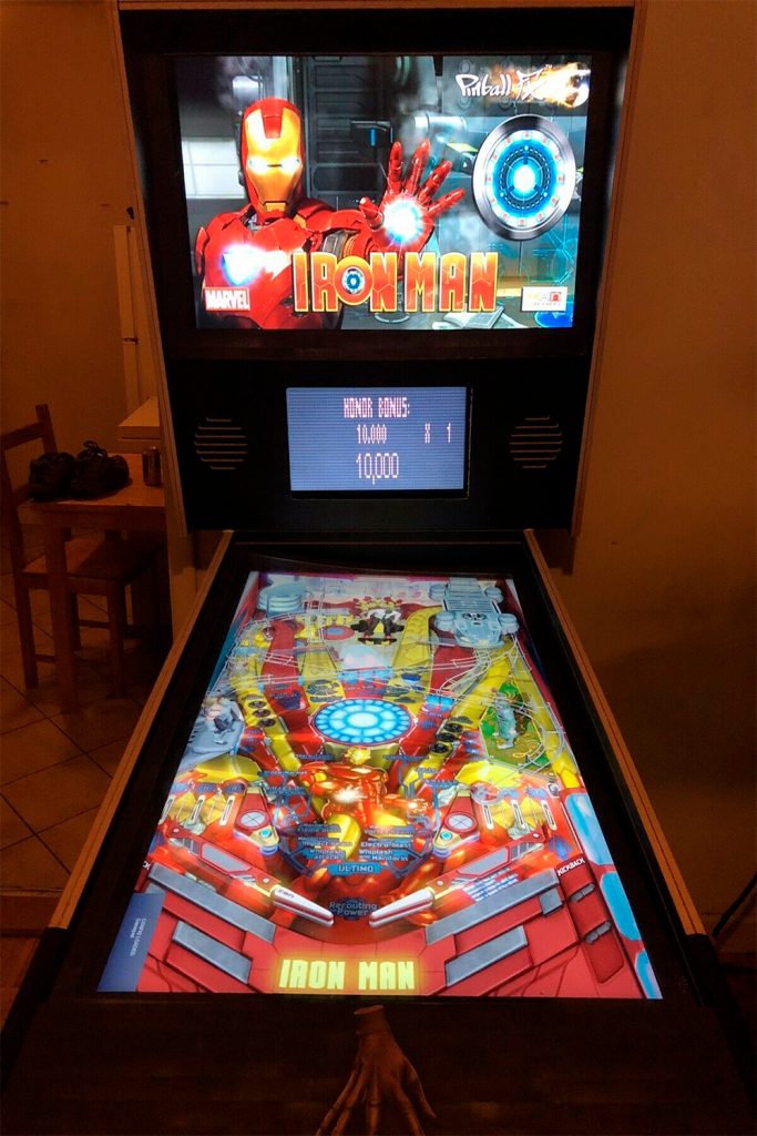 iron man virtual - digital pinball machine