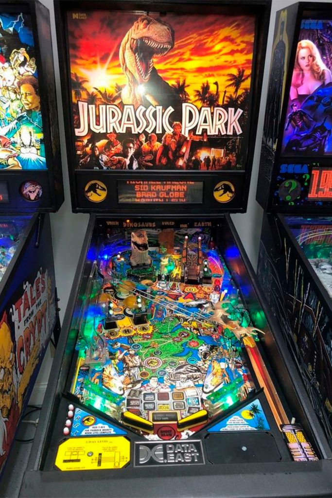 jurassic park pinball machine data east
