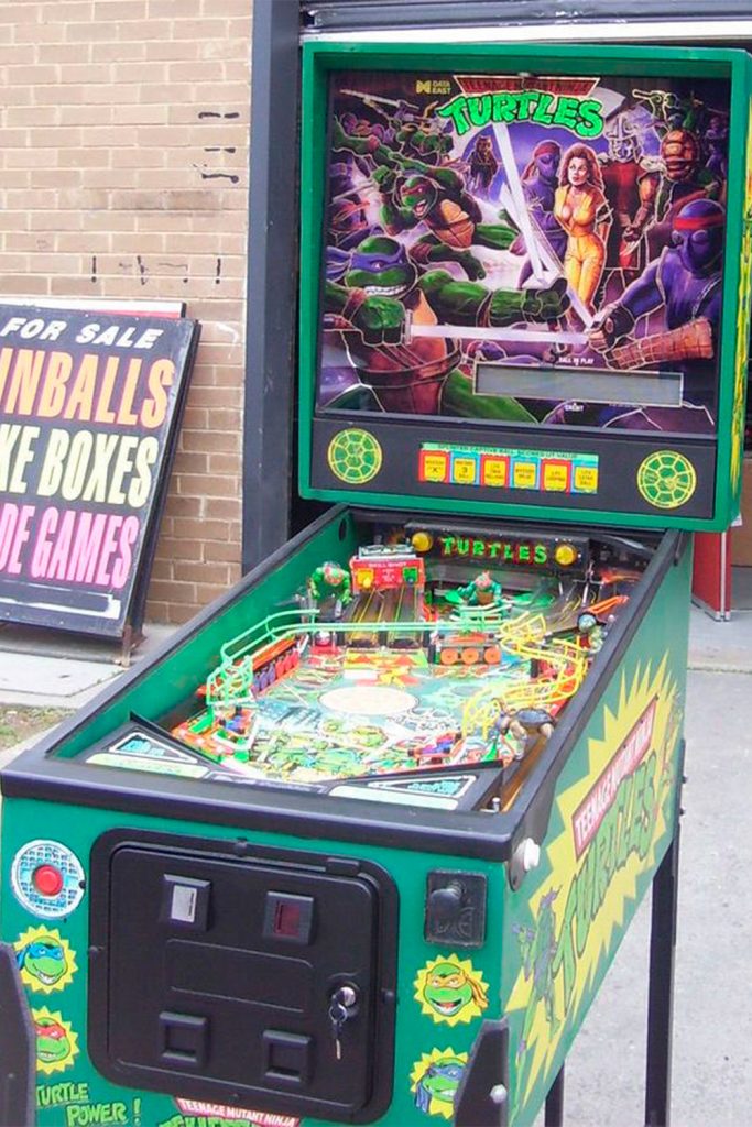 ninja turtles pinball machine data east