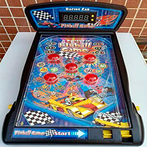 racing car mini pinball machine