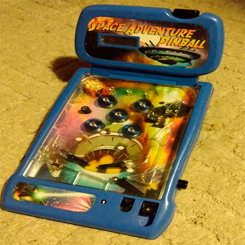 space adventure mini pinball machine