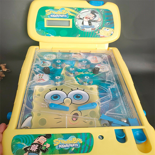 sponge bob mini pinball machine