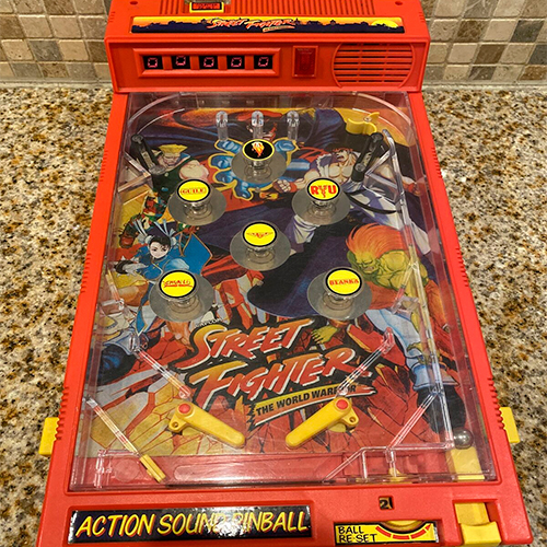 street fighter mini pinball machine